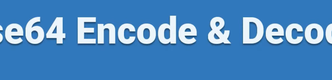 Base64 Encoding and Decoding Performance