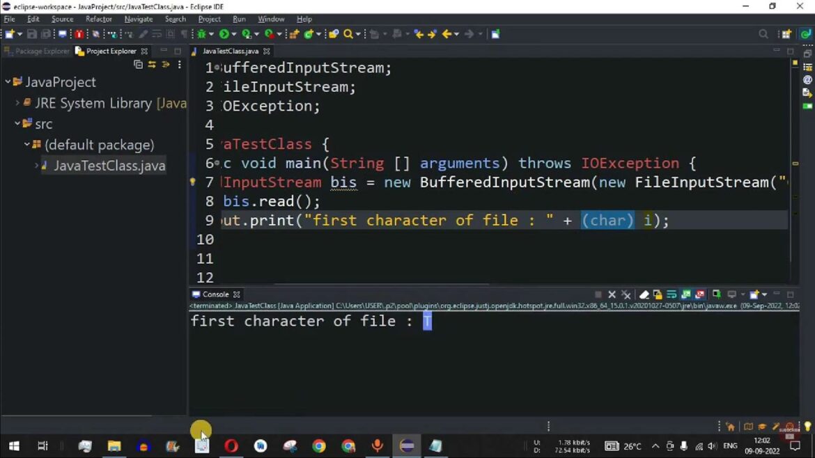 Example of bufferedinputstream in java